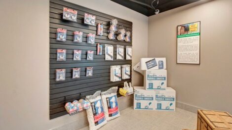 Supplies at Mini Storage Depot in Knoxville, Tennessee..