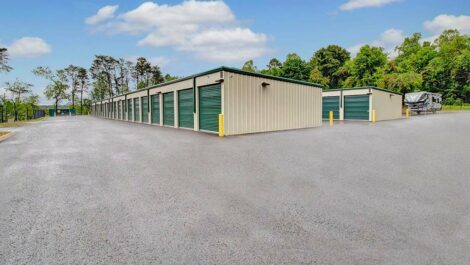 Outdoor units at parking at Mini Storage Depot in Knoxville, TN.