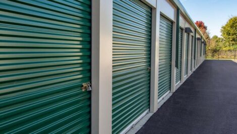 Storage units at Mini Storage Depot.