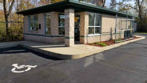 Office at Mini Storage Depot in Michigan City.