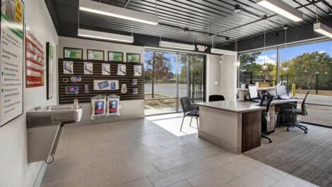 Office and merchandise at Mini Storage Depot in in Old Hickory.