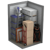 Digital rendering of a packed 5 by 5 storage unit.