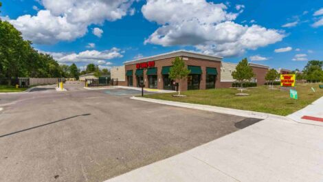 Outside of Mini Storage Depot 23 Mile.